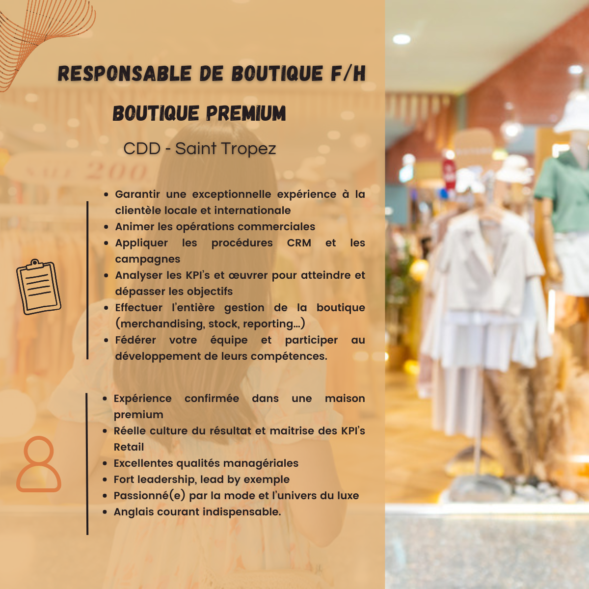 Responsable boutique Premium