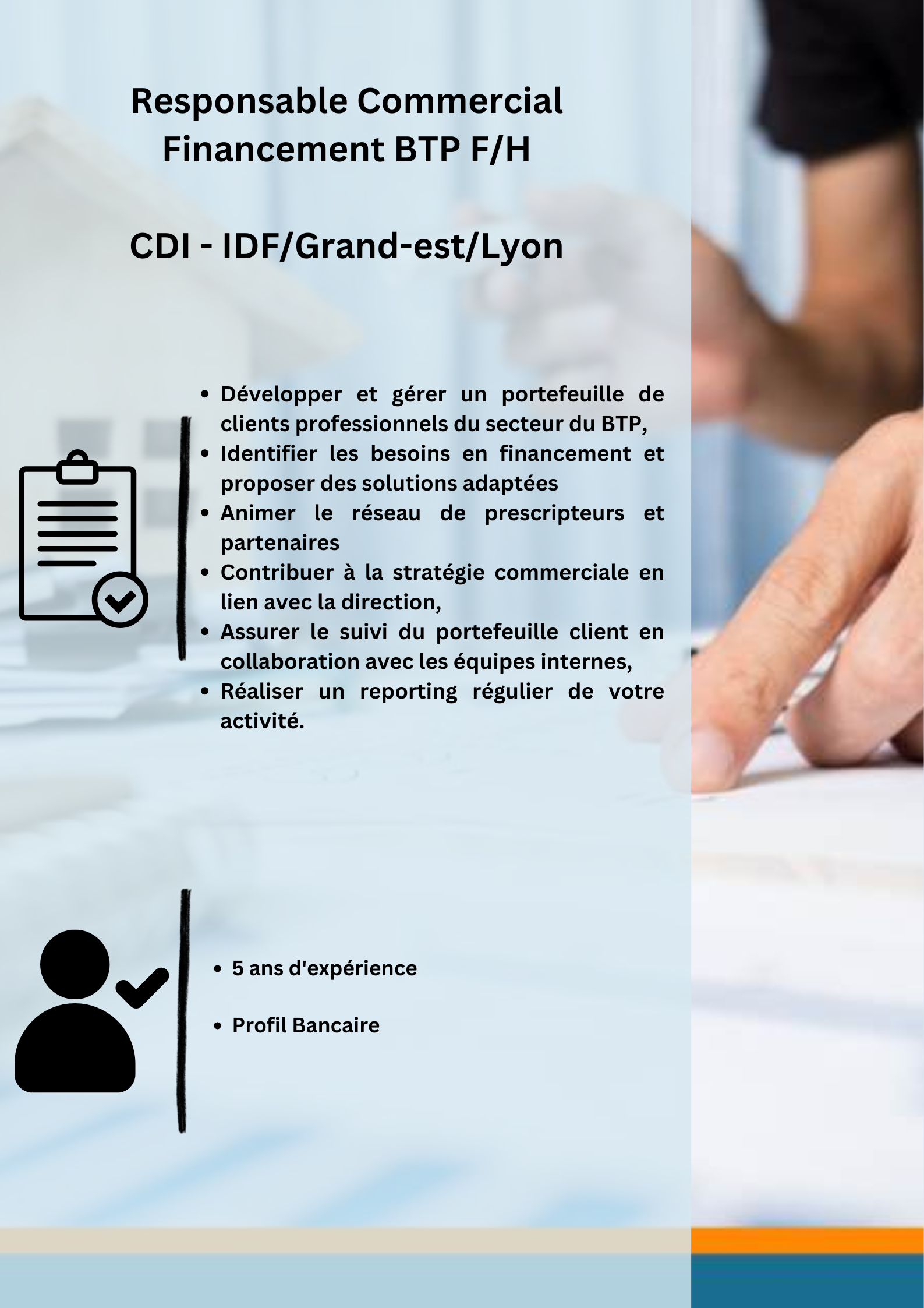Responsable Commercial Financement BTP FH